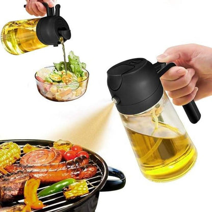 Oil Sprayer & Dispenser Bottle (500ml)