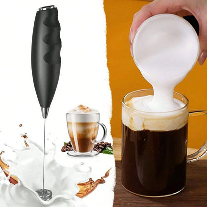 ☕ Electric Milk Frother – USB Rechargeable Hand Blender