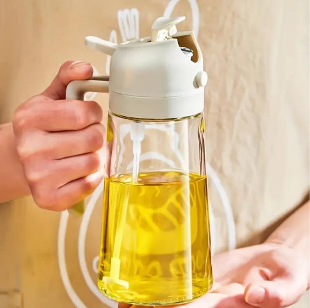 Oil Sprayer & Dispenser Bottle (500ml)