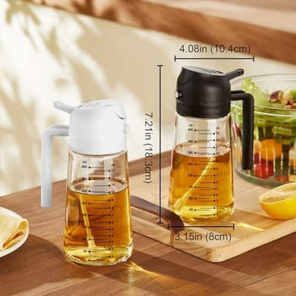 Oil Sprayer & Dispenser Bottle (500ml)