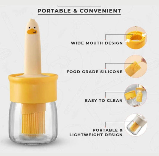 Amazing Oil Dispenser with Silicone Brush