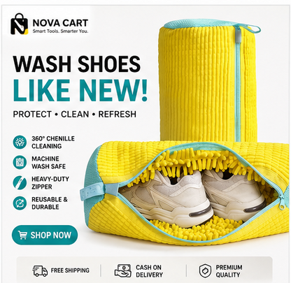 360° Shoe Cleaning Laundry Bag